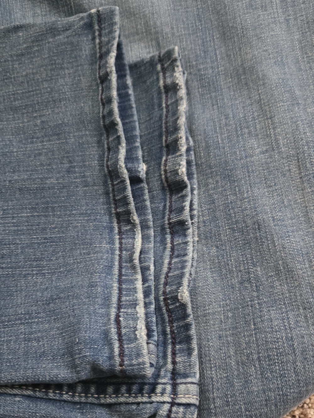 Women's 524 Too Superlow Blue Flare Jeans Size 9 29x32 - Picture 9 of 9